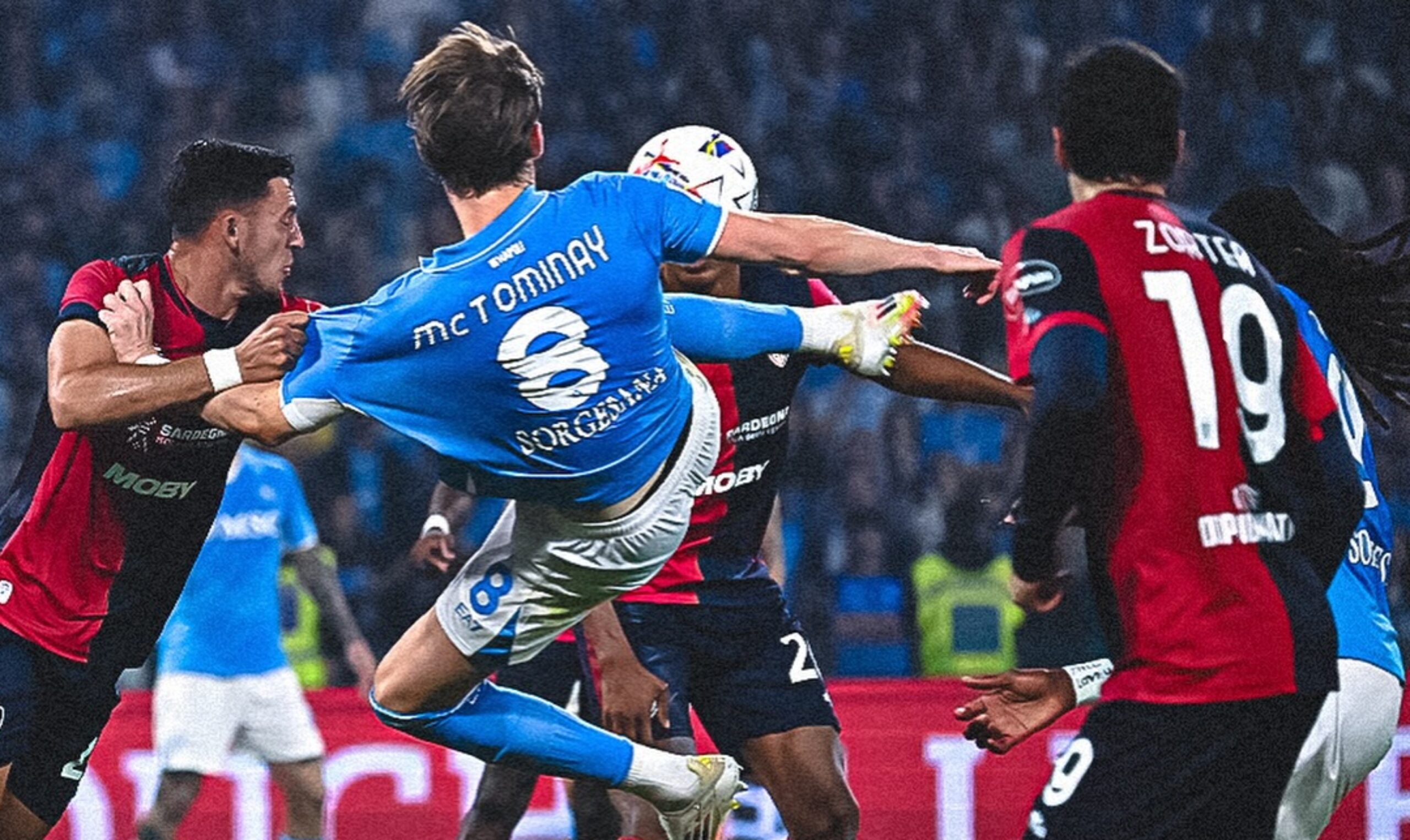 Napoli Cagliari, Scudetto