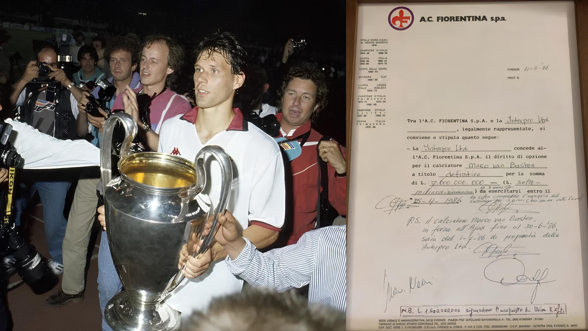 Van Basten e la fiorentina