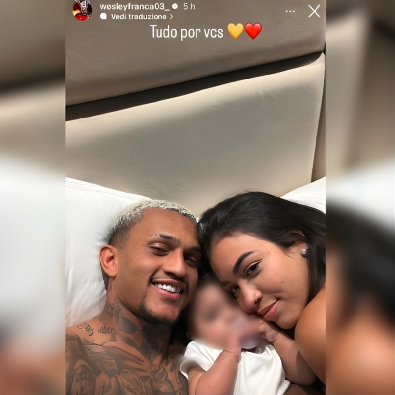 Wesley cuori giallorossi